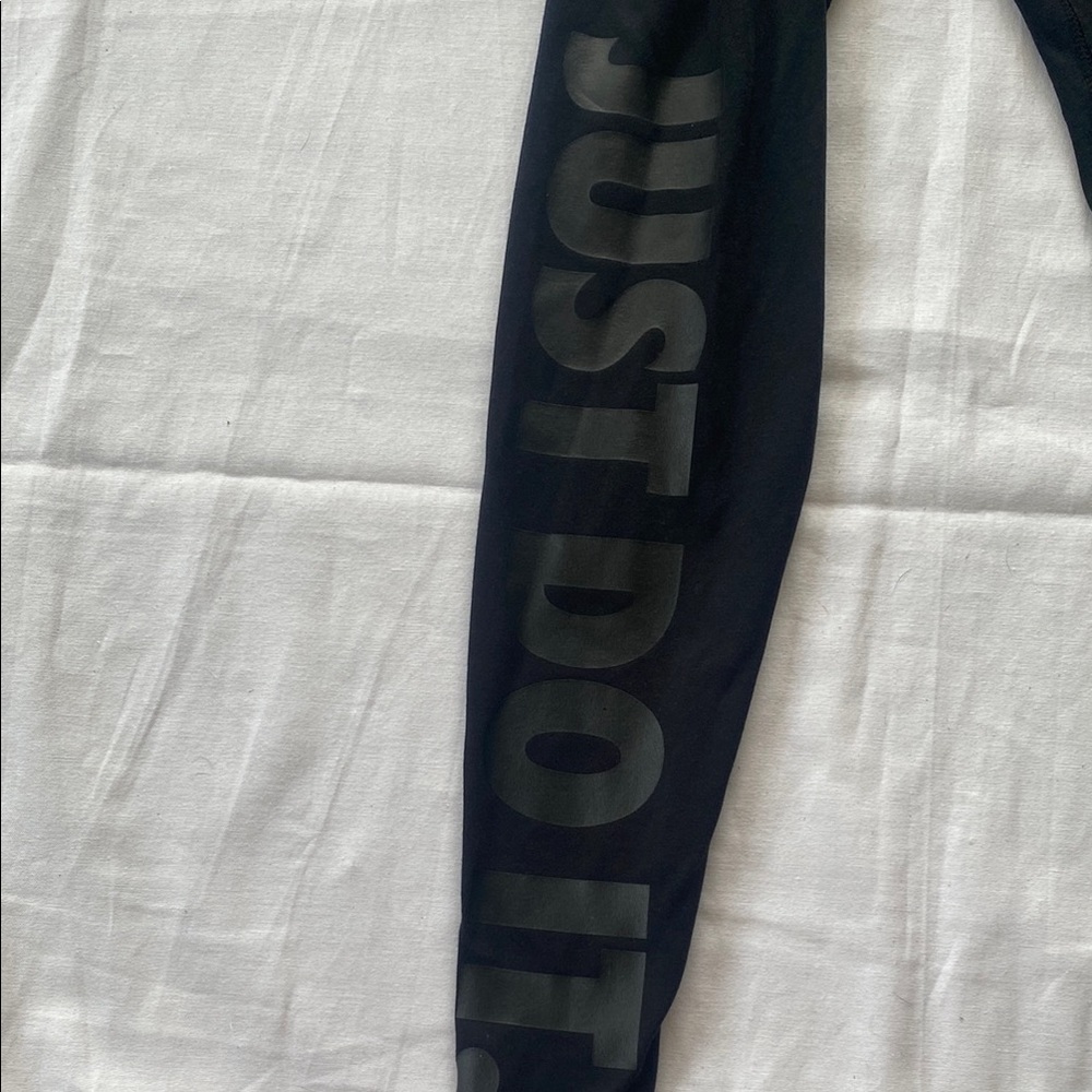 Nike Black Just Do It Leggings - Picture 2 of 6